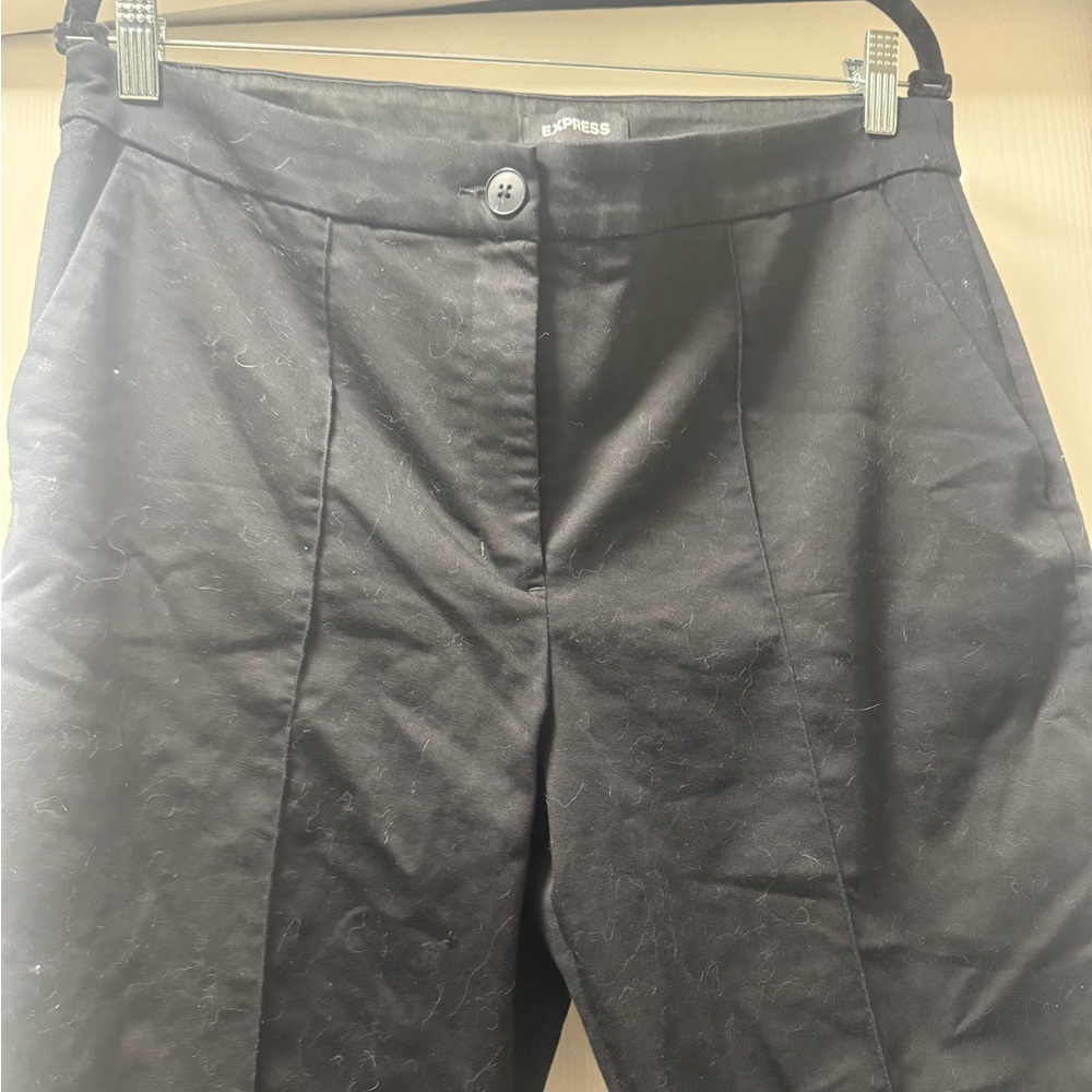 Express Black Straight Leg Women's Pants/ trousers - Picture 4 of 7